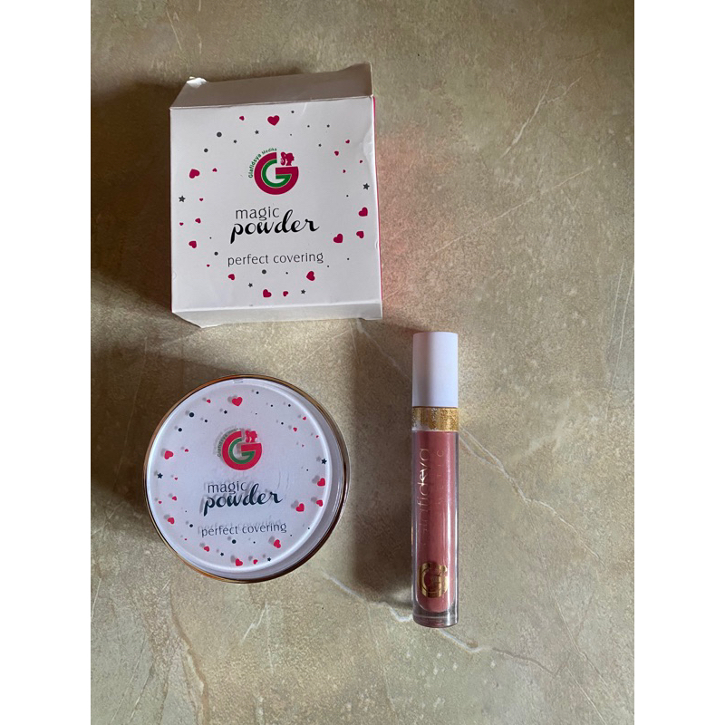 PRELOVED Glafidsya Magic Powder + Lipcream Glafidsya | skincare | kosmetik