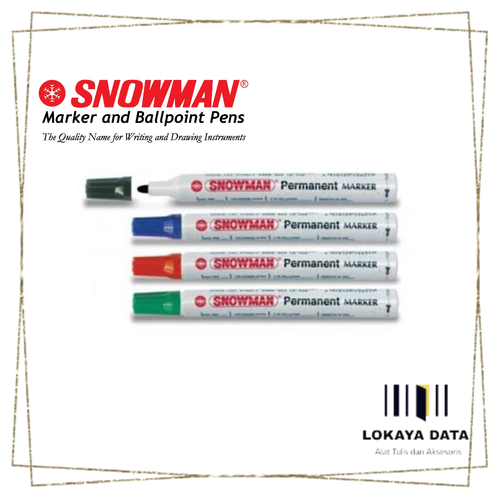 

SNOWMAN SPIDOL PERMANENT MARKER (G-12)