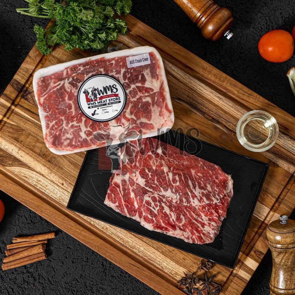 

Premium Aus Chuck Crest Beef Slice - 500grm