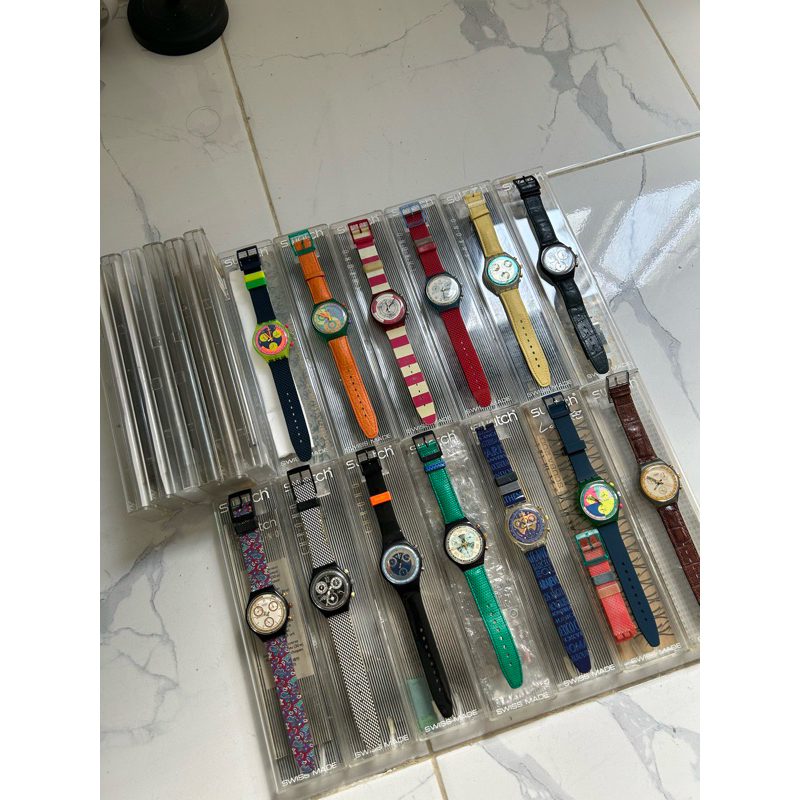 jam swatch chrono vintage rare