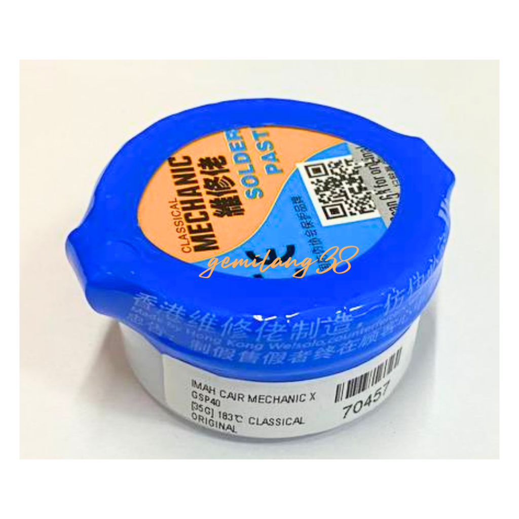 Timah Cair Mechanic XGSP 40 35gr Timah Solder Pasta Mechanic 35 GRAM