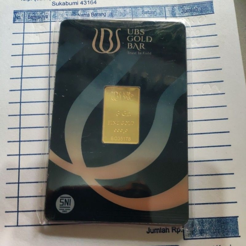 Emas Logam Mulia UBS 3 gram 5 gram