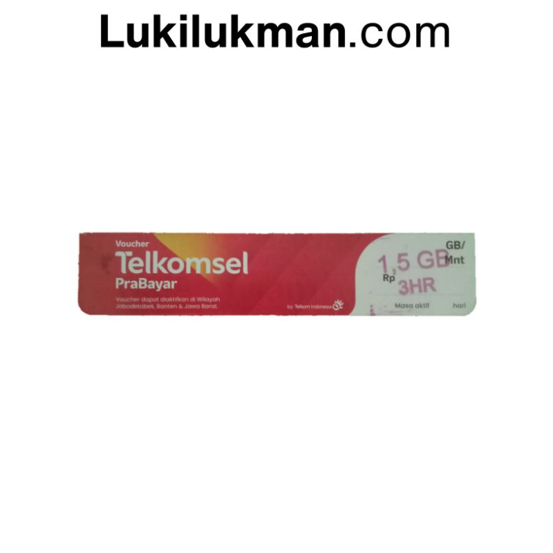 Voucher Telkomsel 1,5 GB 3 Hari