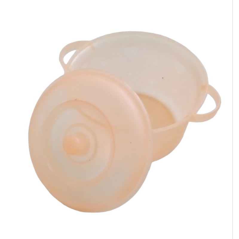 baskom peach tangkai plastik/ baskom plastik tangkai/ baskom plastik tutup uk diameter 17cm