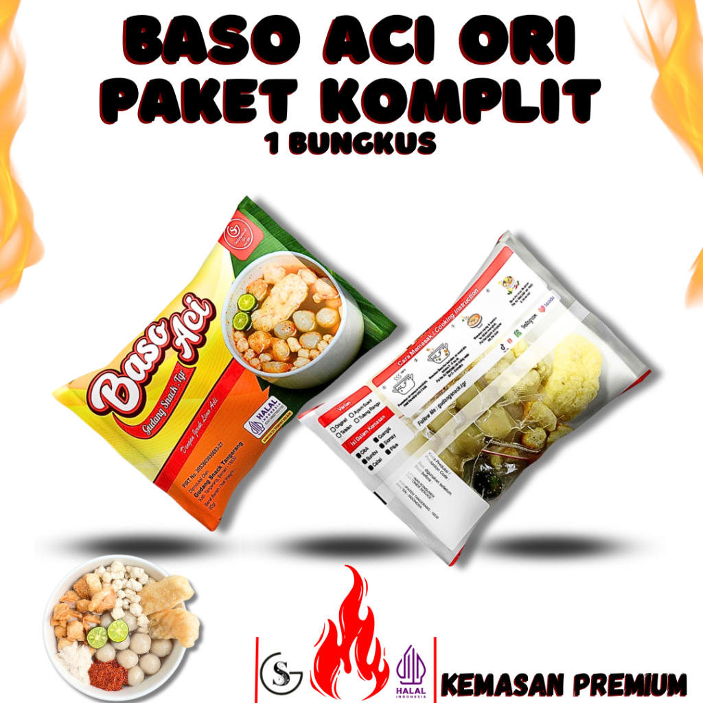 

1 PACK BASO ACI KOMPLIT KEMASAN NEW