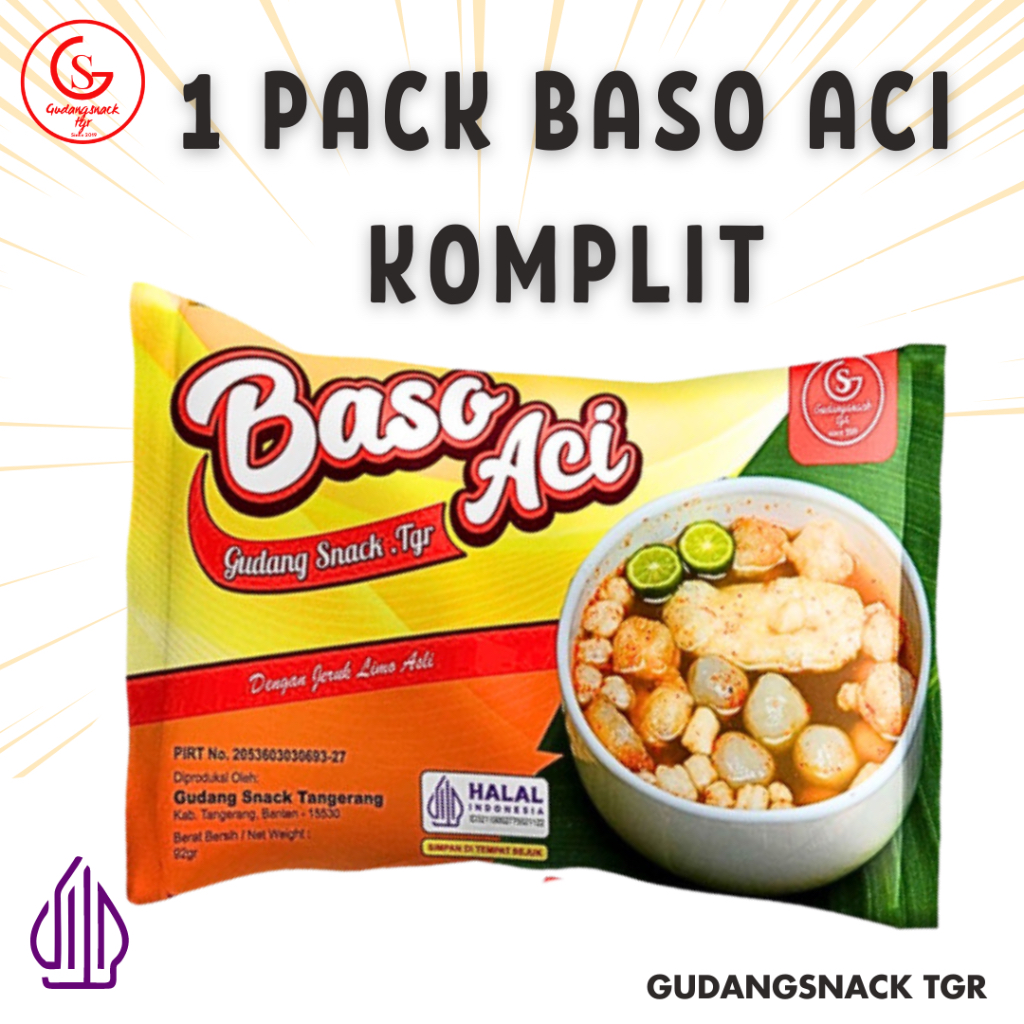 

1 PACKI BASO ACI KEMASAN PREMIUM KOMPLIT