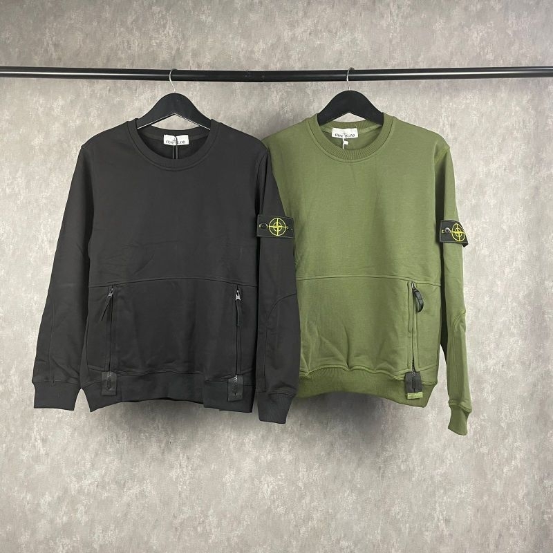 SWETER CREWNECK STONE ISLAND SWEATSHIRT PRIA WANITA ORIGINAL TERBARU