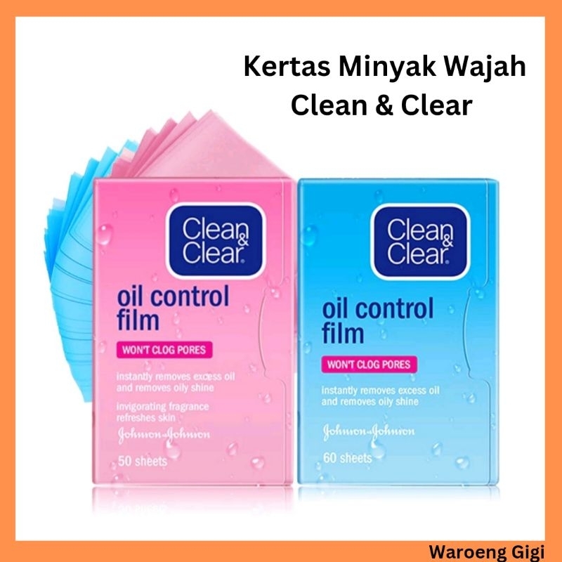 Clean & Clear Oil Control Film Kertas Minyak Wajah Clean and Clear