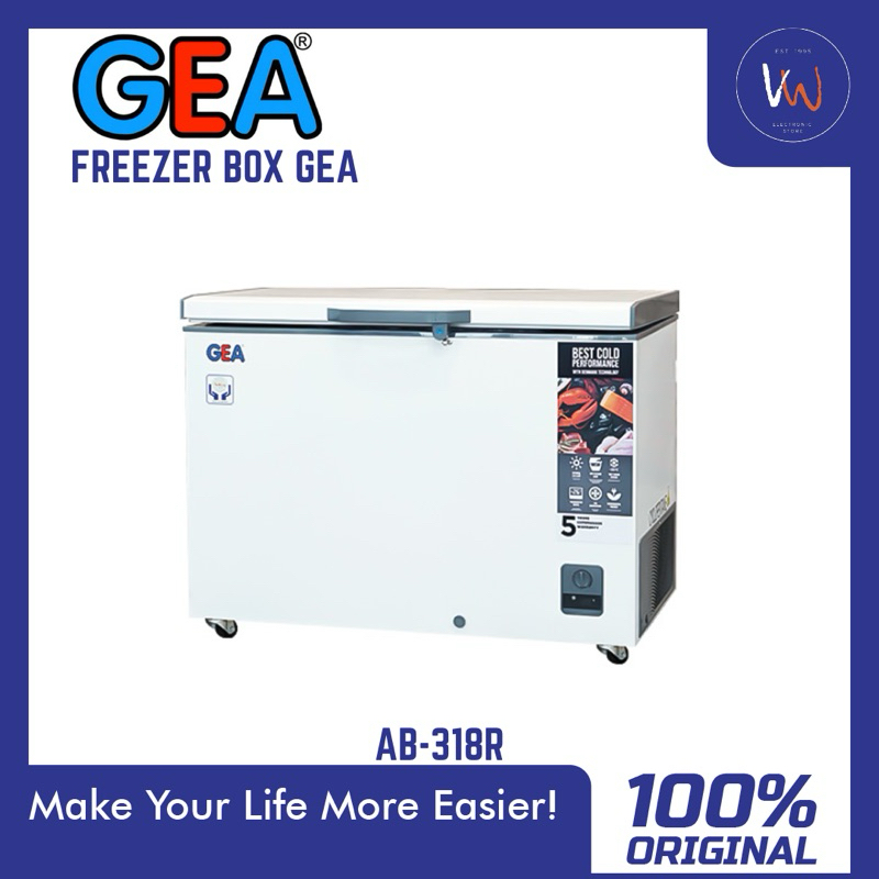 Freezer Box Gea AB-318R / Freezer Pembeku Daging / Cocok Untuk Frozen Food