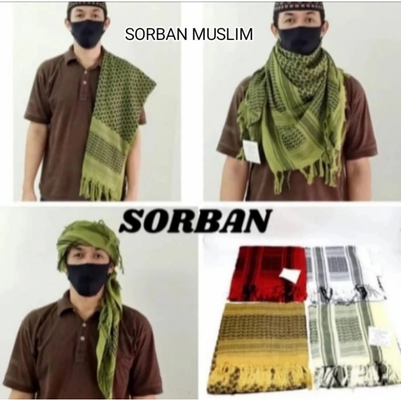 SORBAN HAJI SORBAN MUSLIM PRIA/ WANITA