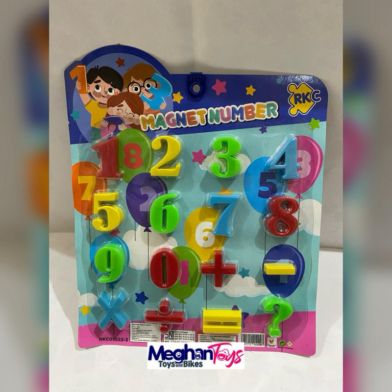 mainan magnet angka