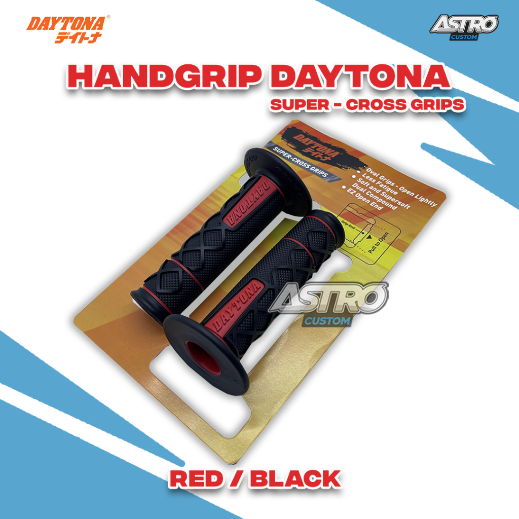 Handgrip Daytona Racing Supercross Grips Universal Hand grip Handfat Cover Stang Karet Empuk