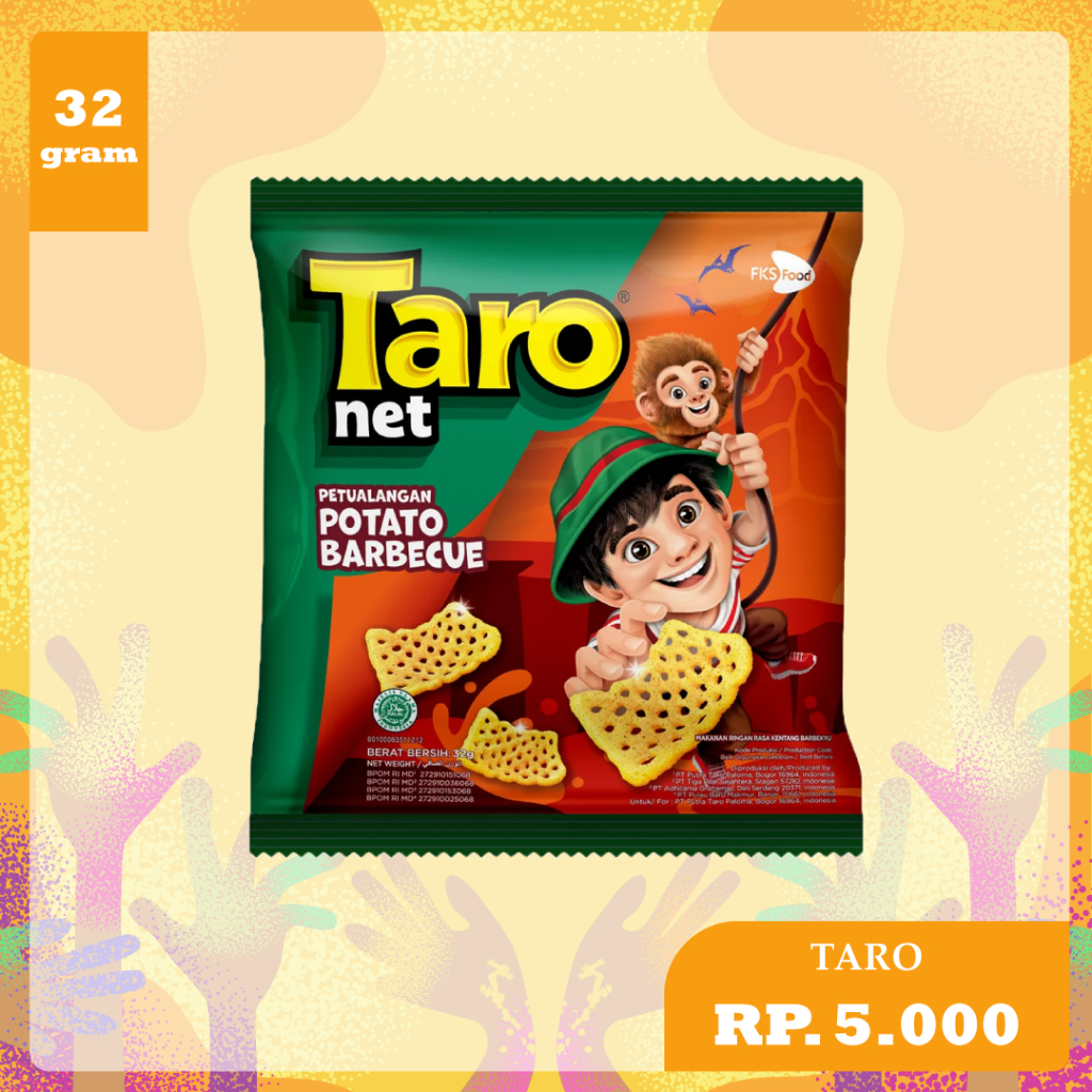 

TARO NET 15 GRAM SEAWED / ITALIAN PIZZA / BARBECUE TERMURAH