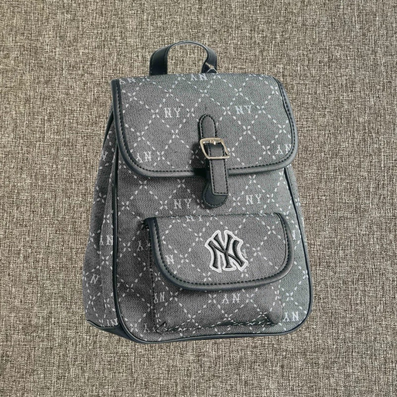 MLB Korea NY Yankees Dia Monogram Mini Backpack Gray Original