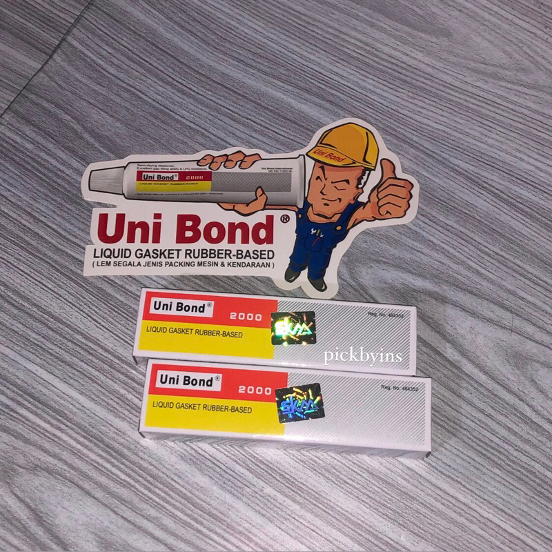 LEM UNIBOND 2000 lem paking mobil UNI BOND 1box 24pcs
