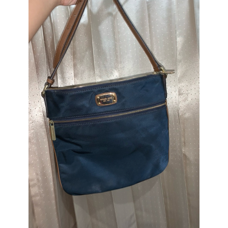 MICHAEL KORS JET SET NYLON DENIM CROSSBODY TAS BAG [LUXURY PRELOVED]