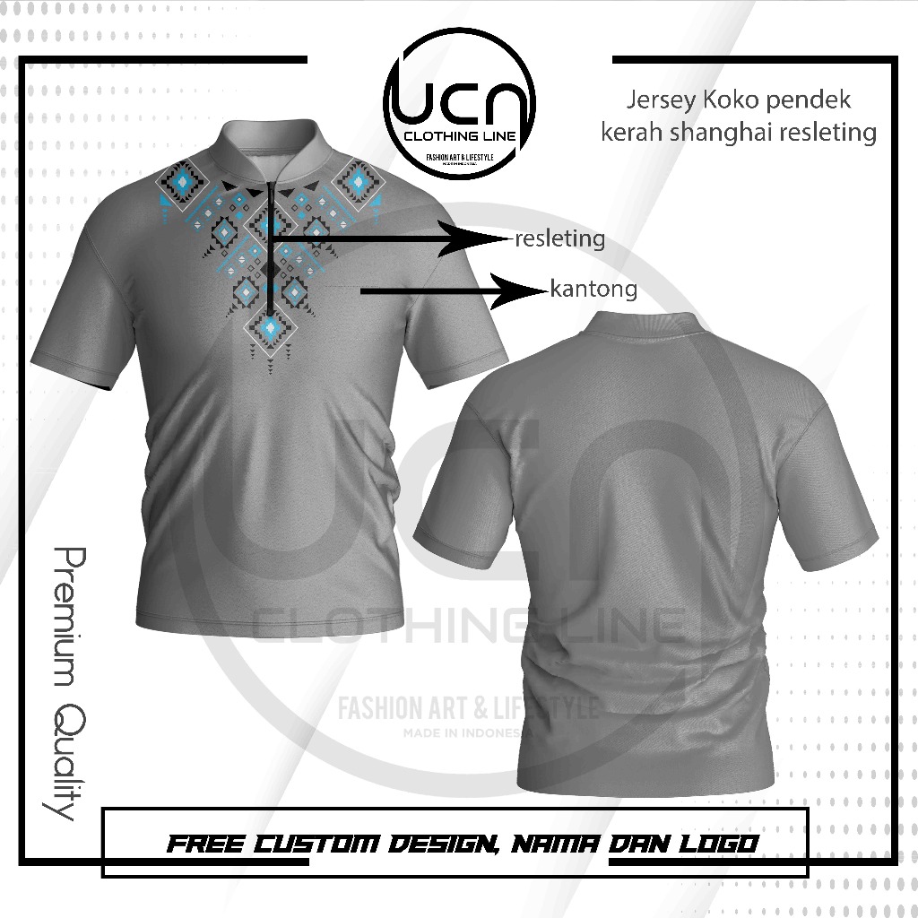 JERSEY KOKO | JERSEY KOKO SATUAN | JERSEY KOKO CUSTOM | BAJU KOKO | BAJU KOKO SATUAN | BAJU KOKO CUS