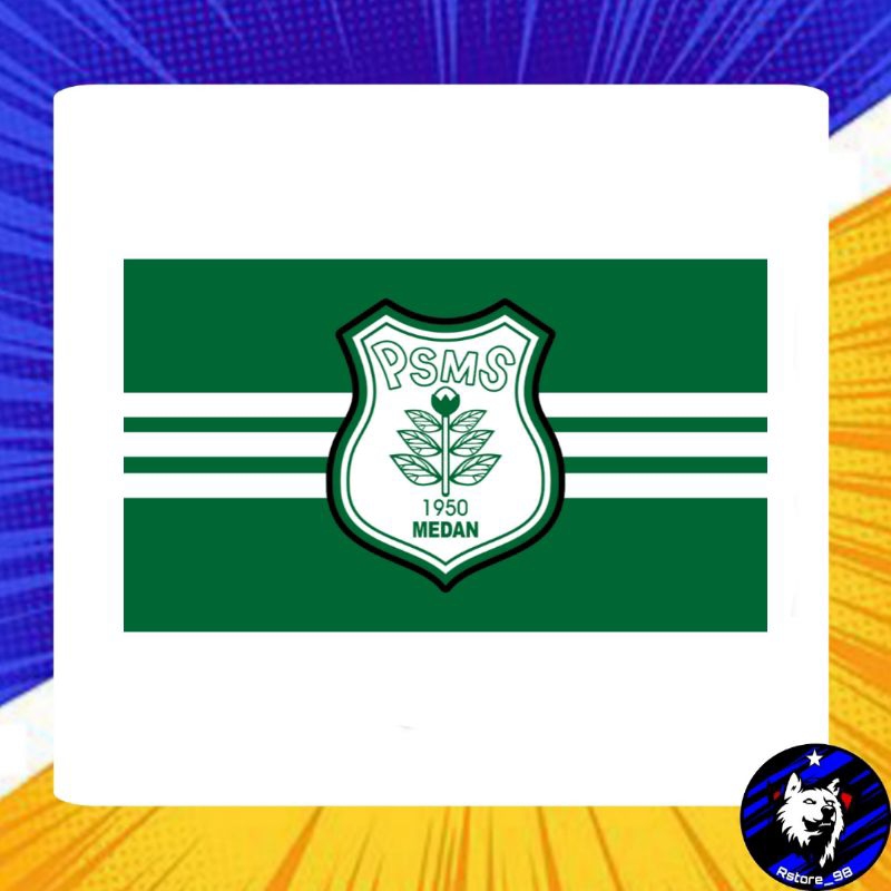 (BEST QUALITY) BENDERA FLAG KAIN PSMS MEDAN