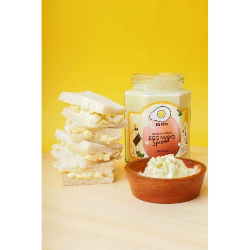 

Egg Mayo Spread - Kiiro - Selai egg Mayonnaise in a jar siap saji