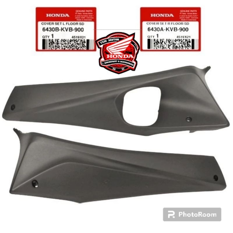 6430A-KVB-900 6430B-KVB-900 Cover dek bawah samping pijakan kanan kiri Vario 110 cw lama karbu origi