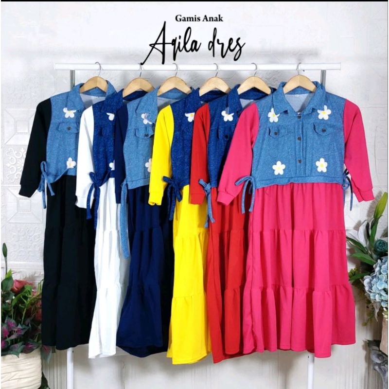 AqILA DRES GAMIS ANAK TERBARU