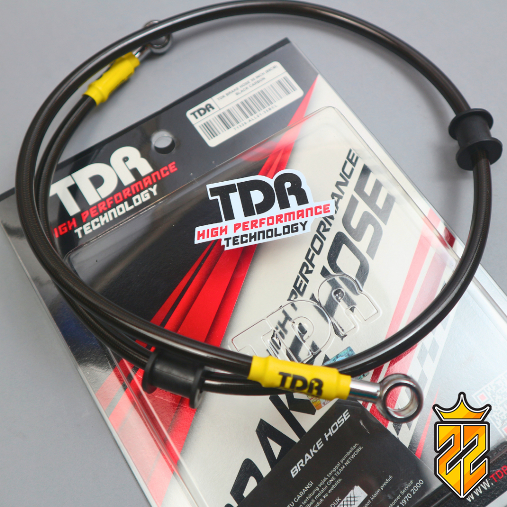 SELANG REM DEPAN TDR CARBON 35INC 89CM SELANG REM TDR RX KING UNIVERSAL ORIGINAL