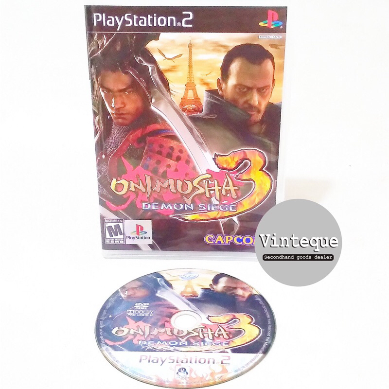 Kaset CD DVD PS2 Playstation 2 Original Pabrik Onimusha 3