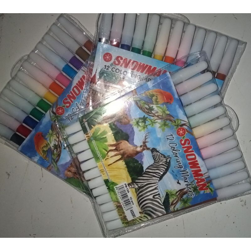 

Spidol Snowman 12 Warna