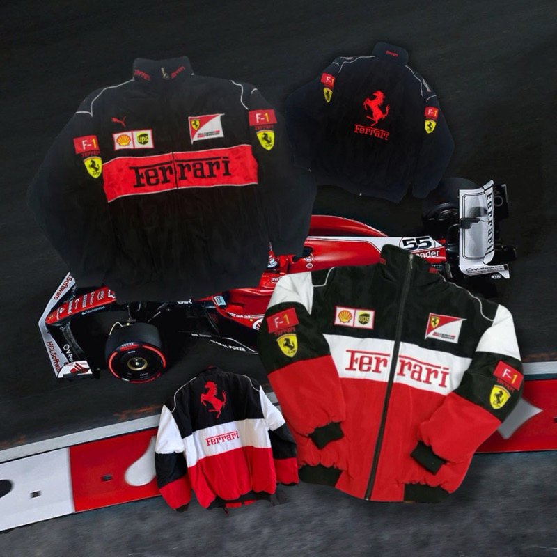 IAMYOURQL - Ferrari F1 Race Jacket Couple Edition