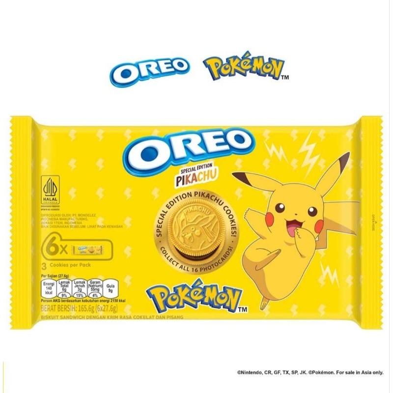 

OREO POKEMON EXCLUSIVE PICTURE CARD INSIDE