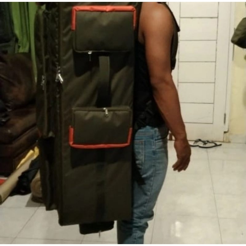 Tas joran jumbo tas rell pancing 3 in one Besar 150x30x20cm