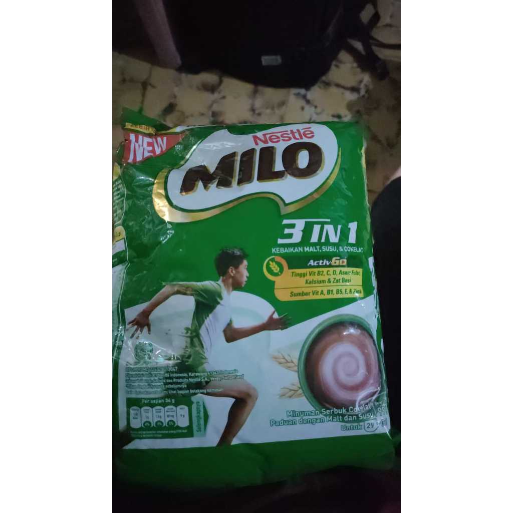 

New Nestle Milo 3in1 990gram Coklat