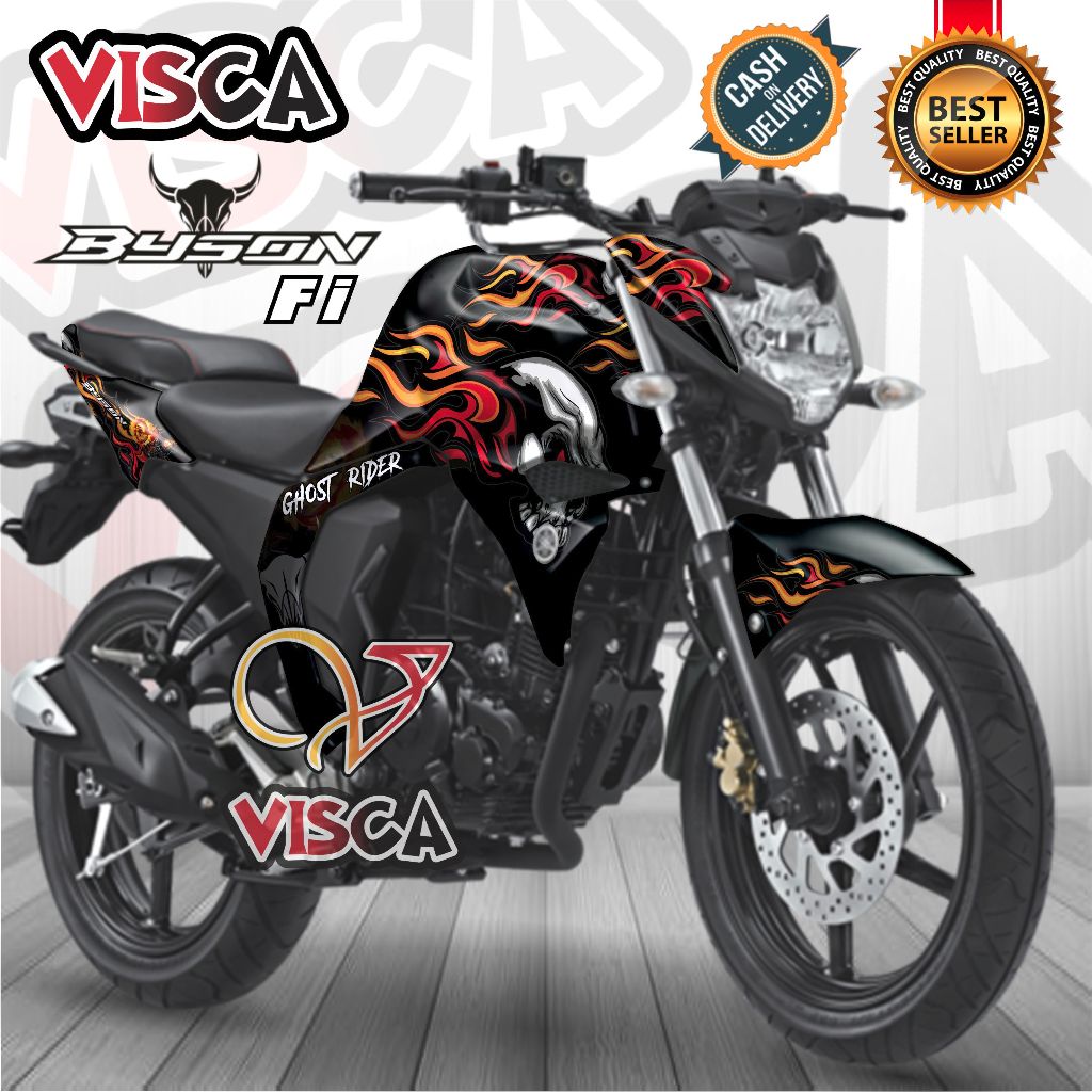 Decal Byson New Decal Byson Full Body Stiker Byson Fi Full Body Striping Byson injeksi Variasi Decal