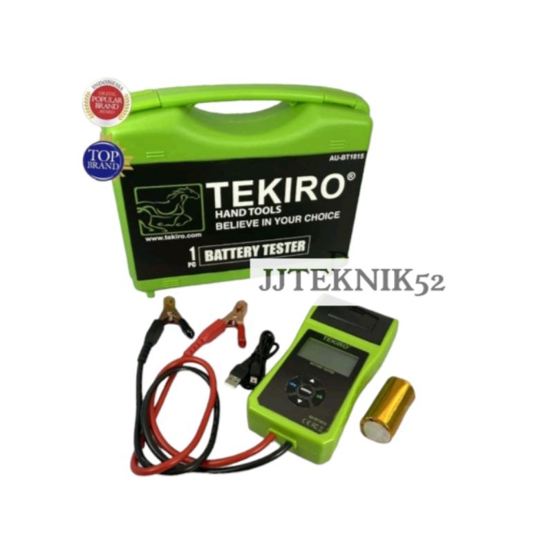 BATTERY TESTER DIGITAL TEKIRO / ALAT TES AKI DIGITAL KENDARAAN TEKIRO