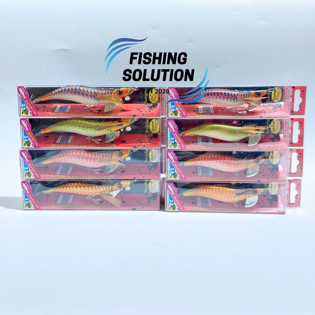 Umpan Lure / Jig Udang Egi King Japan Rattle Pro Hunter Dragon Fish Sinking
