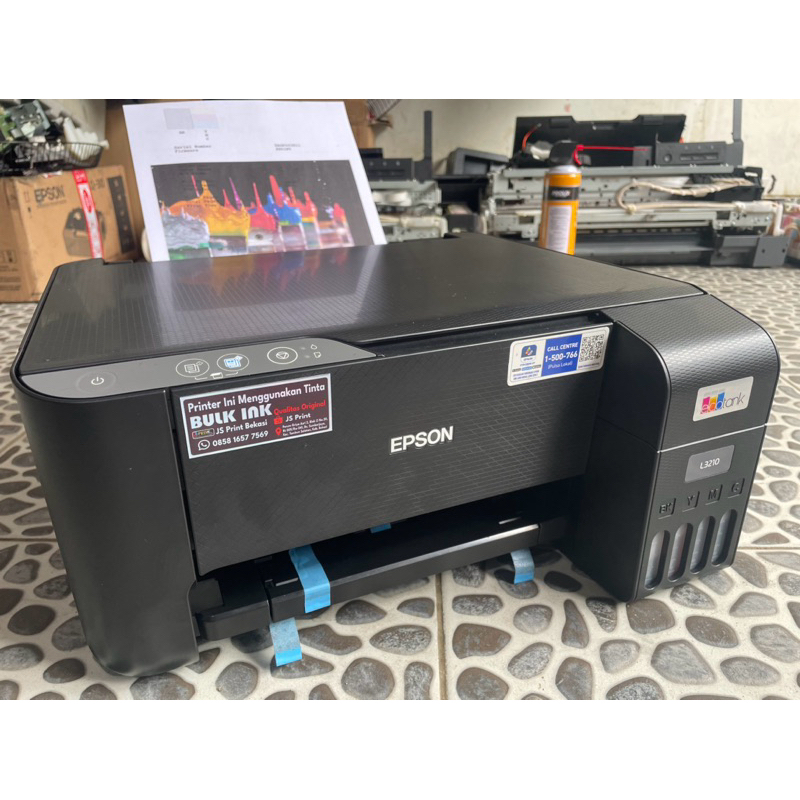 Printer Epson L3210 Second Bergaransi Free Packing Kayu