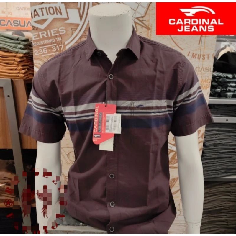 CARDINAL JEANS ORI KEMEJA PRIA LENGAN PENDEK TERBARU TERLARIS
