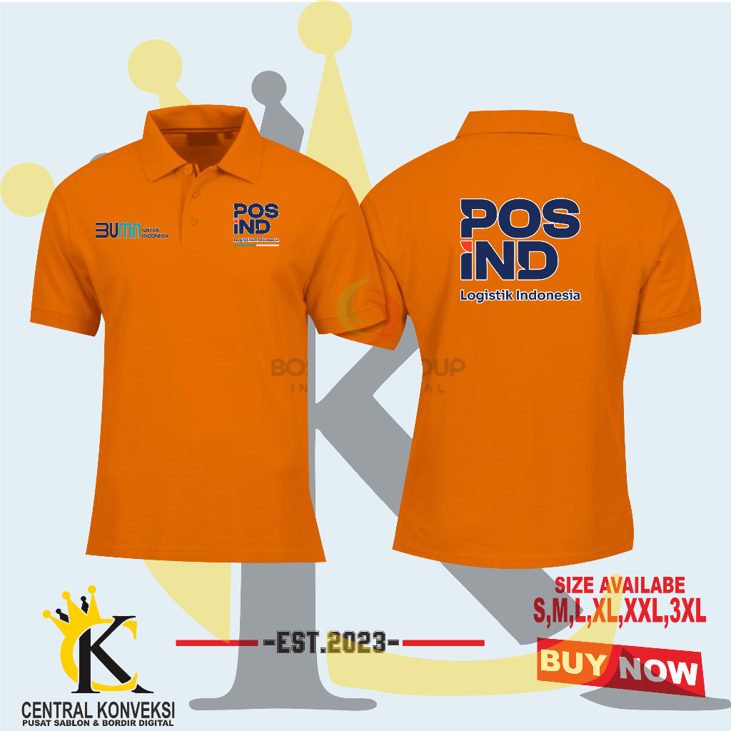 POLO POS INDONESIA - BAJU POS INDONESIA- BAJU KERAH POS INDONESIA LOGISTIK INDONESIA - POLO BUMN
