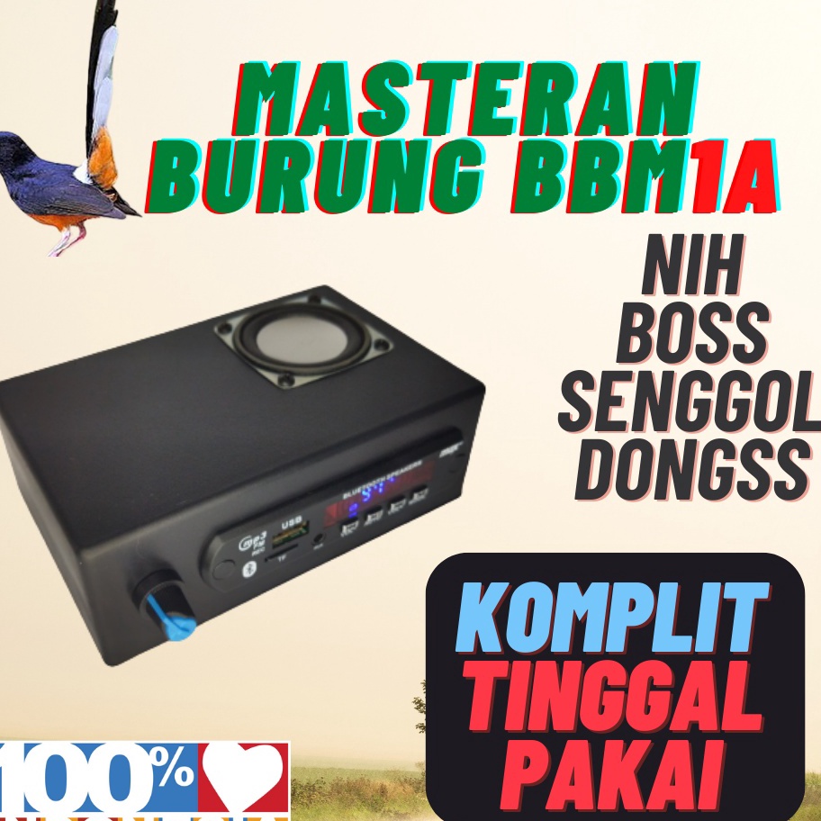 BBM1A SPEAKER SPEKER SPIKER AUDIO MASTERAN PEMASTERAN BURUNG DIGITAL MP3 SONO MONCER KONCER MASTER G