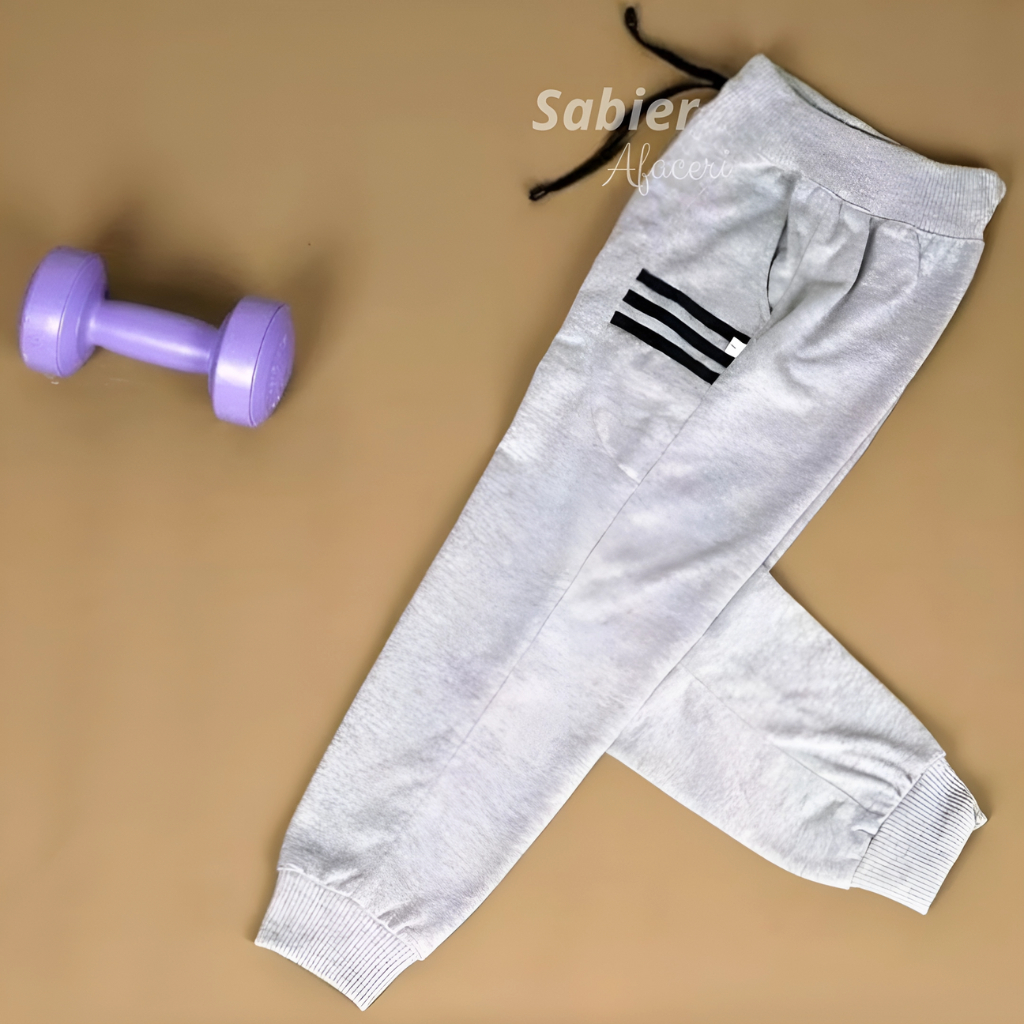 Celana Panjang Jogger Anak Training Harian Kekinian Bawahan Olahraga Santai Model Keren Motif Polos 
