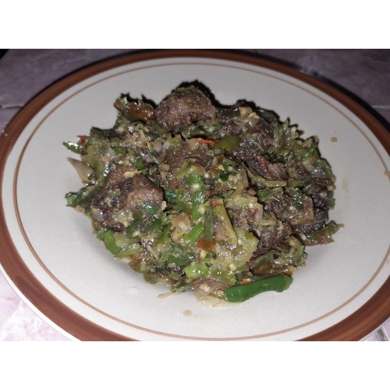 

Dendeng daging cabe ijo