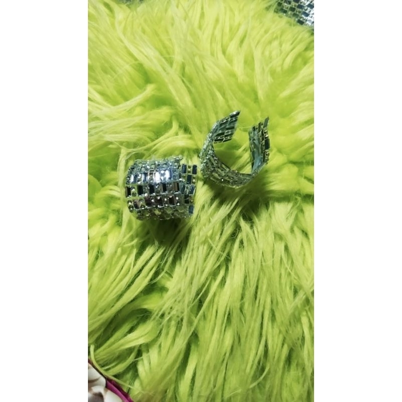 cincin kolong hijab kristal kotak, kolong hijab