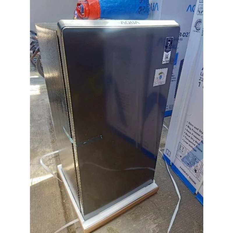 KULKAS 1 PINTU AQUA JAPAN AQR D185 GARANSI RESMI BANDAR LAMPUNG 145 L