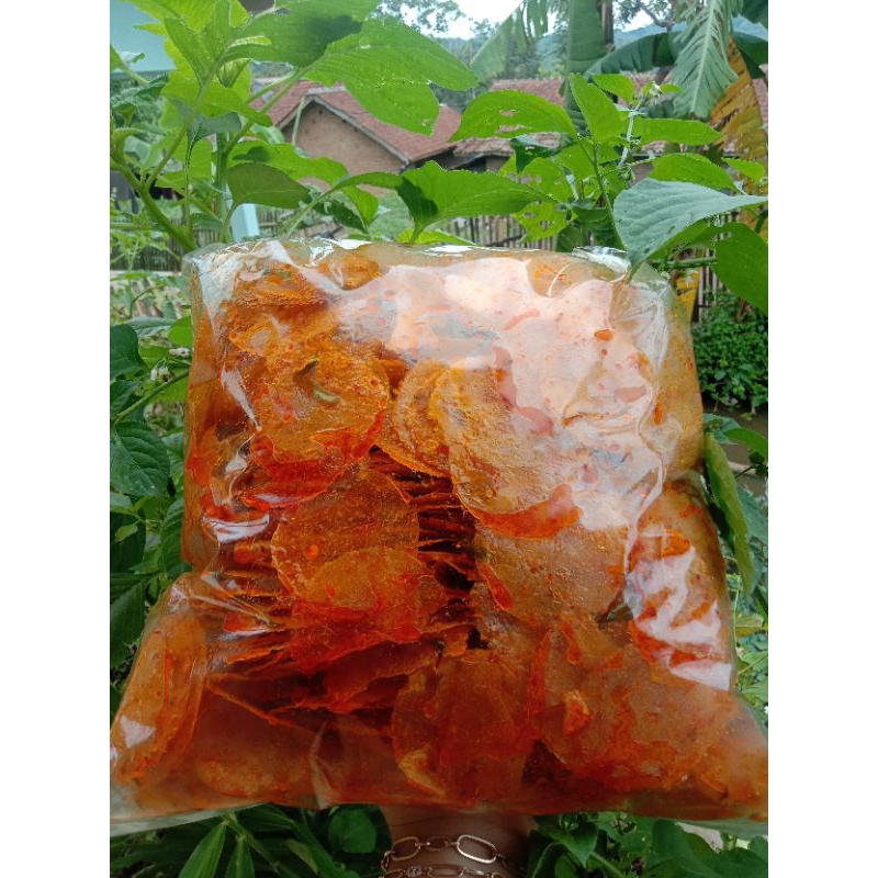 

Kripca kripik kaca pedas daun jeruk 1kg