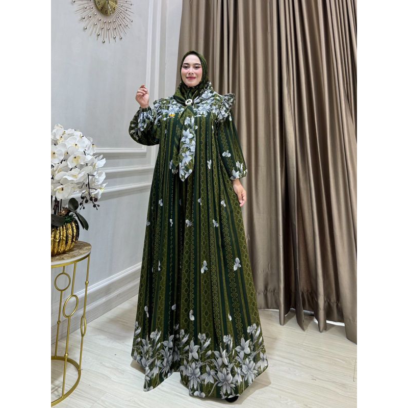 Fatimah gamis set hijab