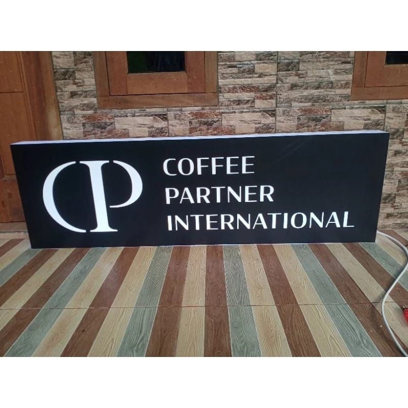 neon box dekorasi akrilik ukuran ukuran 40 x 60cm