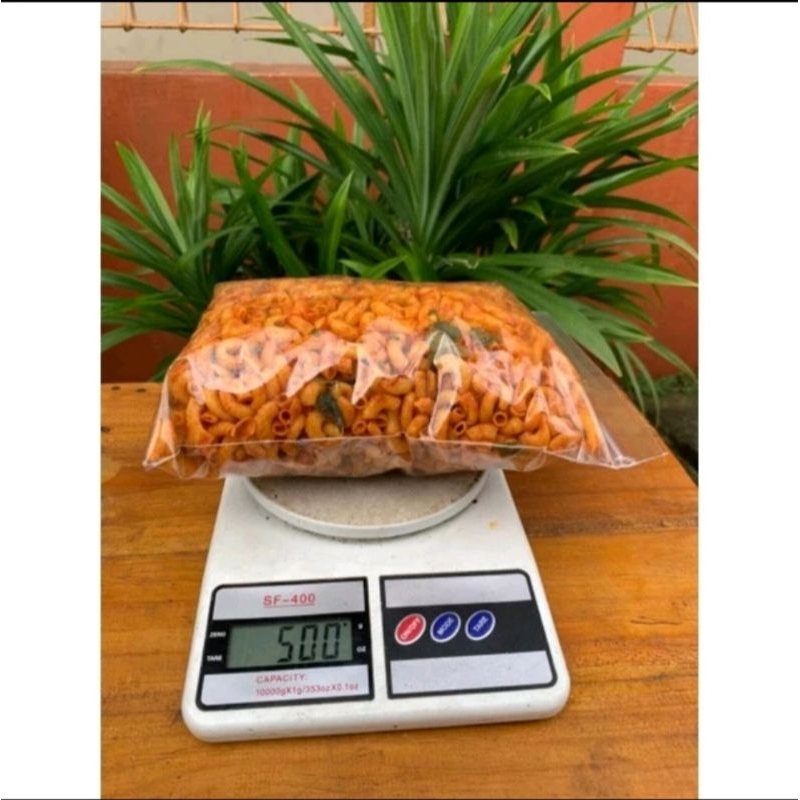 

Makaroni rasa daun jeruk / Macaroni Original 500gr khas BANTEN