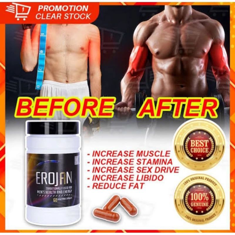 EROJAN OBAT STAMINA PRIA ASLI ORIGINAL BERGARANSI RESMI EROJAN membantu kebugaran tubuh