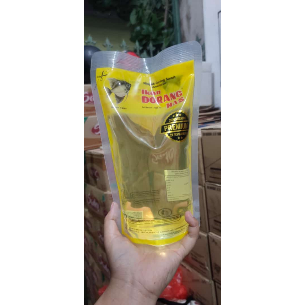

MINYAK GORENG CAP IKAN DORANG MAS KEMASAN POUCH 950ML