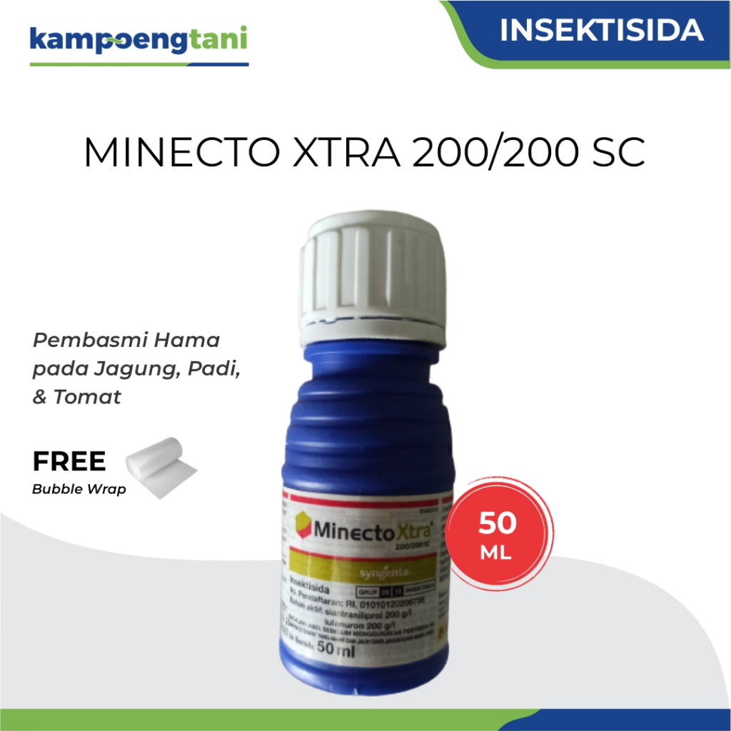Kampoeng Tani - Insektisida Minecto Xtra 50ml Obat Pembasmi Ulat Grayak Jagung dan Tomat MINECTO XTR